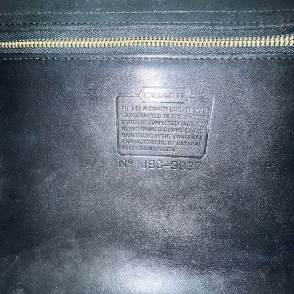 Vintage Coach Dark Grey/Nickel Willis  Purse 9927 - EUC- Hang Tag - Rare - Picture 13 of 16